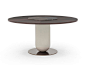 Wooden table with Lazy Susan ETTORE | Wooden table by PIANCA_2