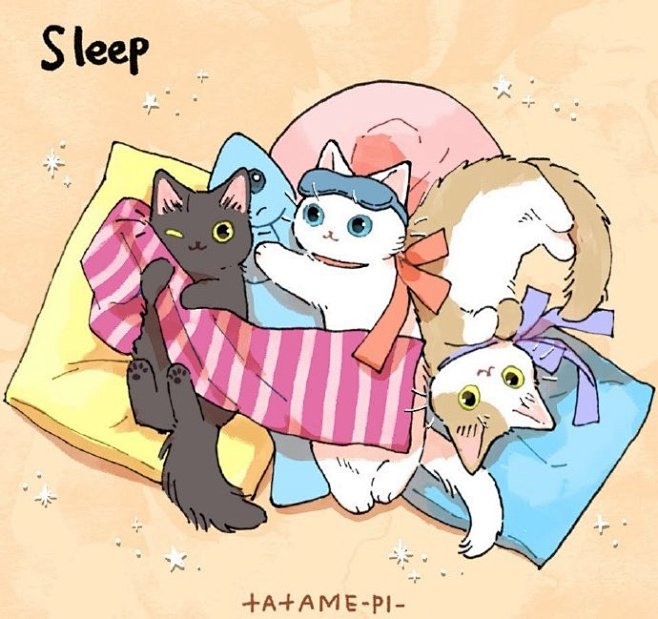插画师 tatamepi ​​​ 的一组...