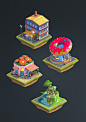 Isometric graphics: City Island 2 : Isometric game designs for android game "City Island 2".Game can be downloaded @GooglePlay: https://play.google.com/store/apps/details?id=com.sparklingsociety.cityisland2My role in this project was to lead the