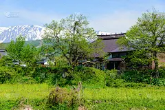 长野的四郎马山和Ooide公园的老房子