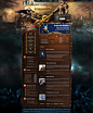 Mu online site ''PlaySide'' by DattaDesign on deviantART