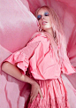 【杂志大片】Vogue Japan Beauty October 2018 日本版《Vogue》十月刊-“Passion For Pink”粉色系美妆片. 模特: Jessie Bloemendaal.  摄影: Lacey. ​​​​