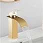 15.6US $ 35% OFF|Basin Faucet Gold Waterfall Faucet Mixer Tap Brass Bathroom Faucet Bathroom Basin Faucet Mixer Tap Hot and Cold Sink faucet|Basin Faucets|   - AliExpress : Smarter Shopping, Better Living!  Aliexpress.com