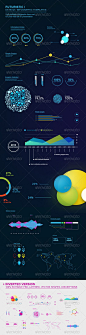 Futuristic Infographic Elements Set Template PSD. Download here: http://graphicriver.net/item/futuristic-infographic-elements-set/3240765?s_rank=121&ref=yinkira: 