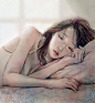 Such a beautiful sullen drawing….“After Love, Unforgettable Moments,” by @zipcy