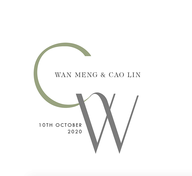 婚礼logo  cw