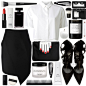 A fashion look from October 2014 featuring T By Alexander Wang tops, Yves Saint Laurent skirts and Giuseppe Zanotti pumps. Browse and shop related looks.