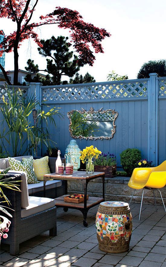 cute patio: 