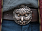 "Owliver" Belt Buckle : I'm working on a series of belt buckles with animal characters. This is the first one, called "Owliver". New gang members will join soon. This 3d printed buckle is "ready to use", all you need is a &am