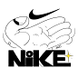 adobe design Digital Art  logo Nike photoshop sneakers sticker streetwear visual identity
