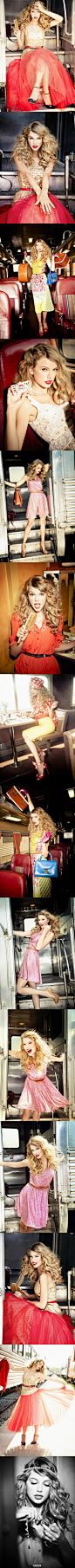 Taylor Swift（泰勒·斯威夫特）坐上开往夏天的高铁~这组为Glamour杂志拍摄的美图再现TS之美！之魅！（via：Houson猴姆） #采集大赛# #潮人#