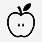 苹果减肥吃图标 页面网页 平面电商 创意素材