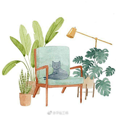 菜小呆呀采集到素材 | 水彩画