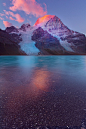 Mount Robson-Berg Lake Sunrise by Kevin McNeal