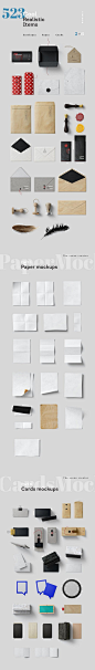 包装画册效果图场景品牌综合桌面物品样机素材 PSD模板  (4)