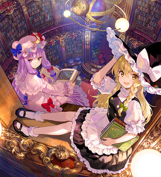 #東方 大図書館 - 藤原的插画