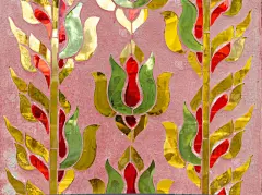 艺术,涂料,亚洲,美,古董,水平画幅,形状,墙,符号