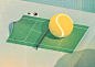 Tennis : Conceptual illustrations for Tennis magazine.
