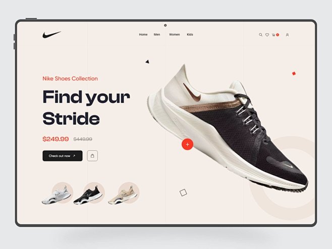 潮流风向标！12组NIKE WEB界面设...