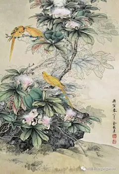 著名工笔画家俞致贞精美作品欣赏！太美了！