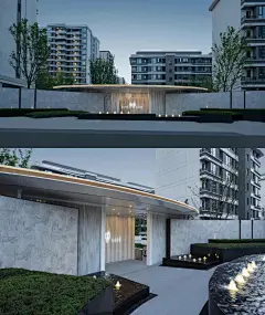 重庆阳光城 · 云湖里
重庆“山城”
入口设计提取”山”的元素
简洁大气，亲切近人
在纷繁的喧嚣之中
停下来，在这里感受慢节奏的生活