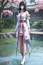 国漫女神百炼成神云落壁纸