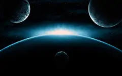 General 1920x1200 space planets science fiction artwork digital art dark blue