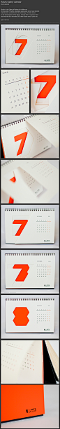 RuArts gallery calendar on Behance  7周年到8周年的转变 好巧！