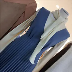 蜜糖雨 ulzzang韩版气质淑女时尚套装（针织衫+连衣裙）2 分开卖-淘宝网