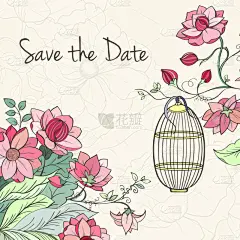 白昼,贺卡,情人节卡,证券交易所,夏天,春天,粉色,绿色,华丽的,复古