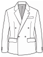 男士夹克、卫衣、西服的款式图合集-制版技术-服装设计教程-服装设计网