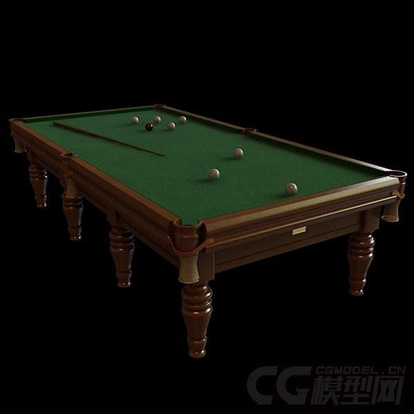 一套台球桌模型-CG模型网（cgmode...