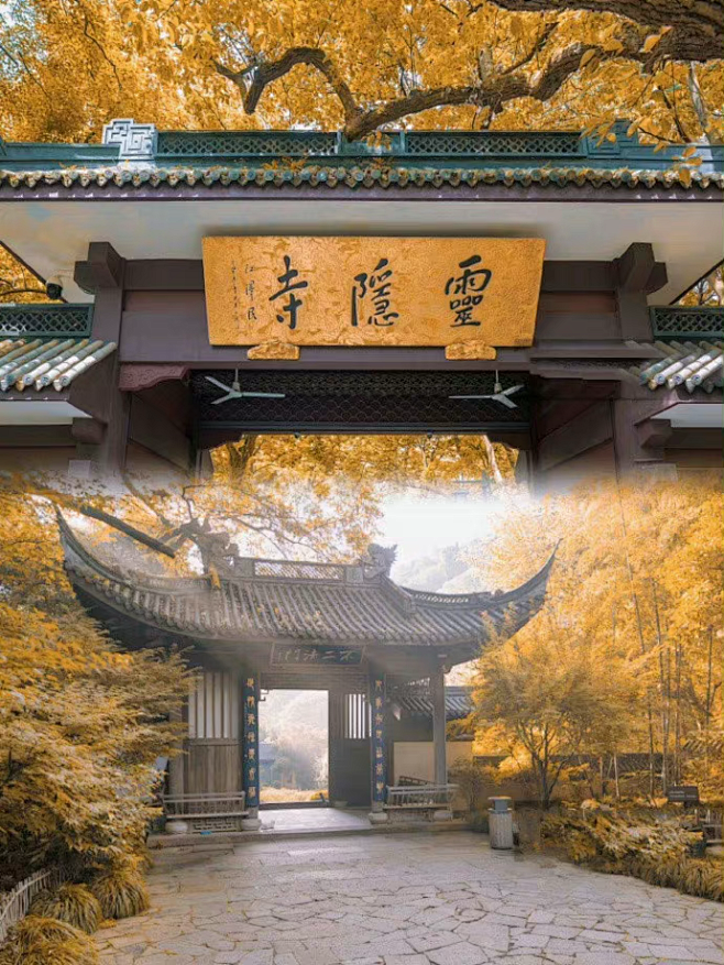 灵隐寺的四季