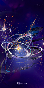 Celestial Globe make-up package : 月光神秘镂空，透出唇釉原色；如星象仪立于尘世，但映照永恒时空。Brand：FlowerKnows 花知晓Theme：星象仪 彩妆 Celestial Globe make-up package原稿绘画 + 唇釉/礼盒图形 ＋字体设计illustration + package design + font design