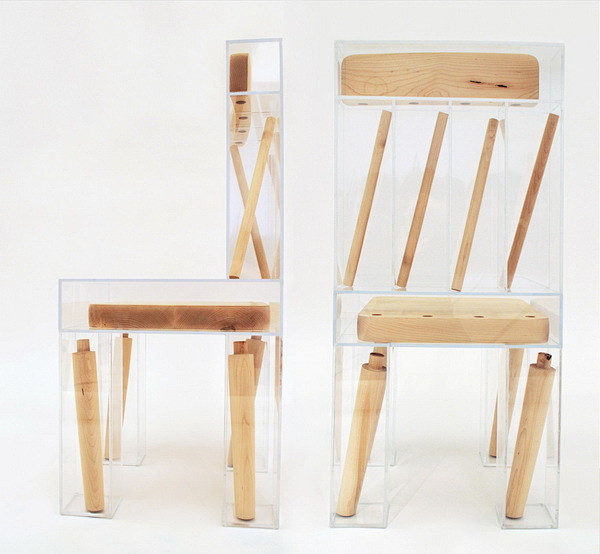 拆开的椅子设计你敢不敢坐坐？http:/...