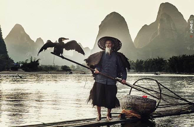 漓江蓑笠翁eput摄影