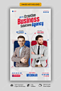 Digital marketing live webinar and corporate facebook and instagram story template