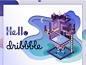 HELLO DRIBBBLE palette color creativ 