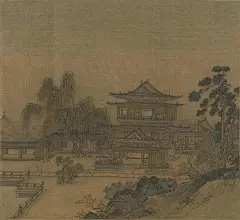 春暖花开，万物生长，共赏古画中春天的庭院_山水_高士_历代