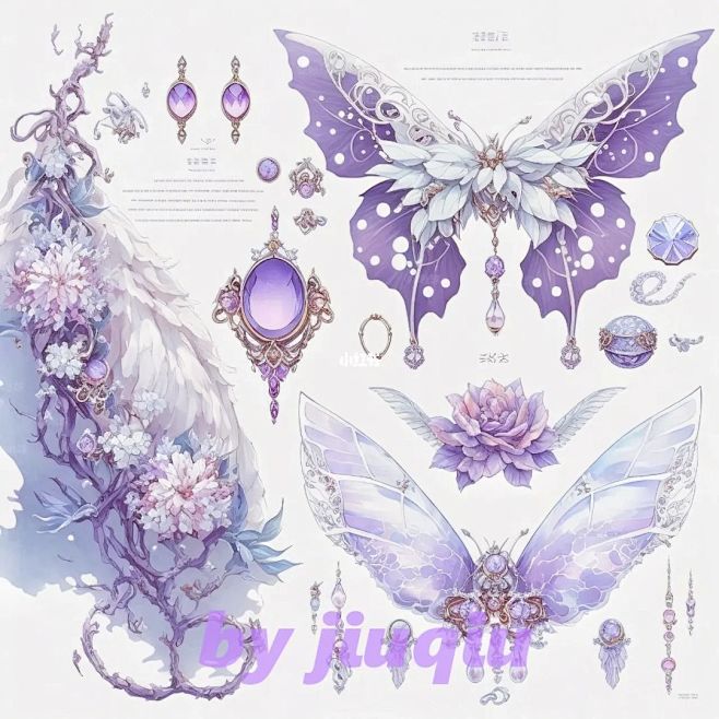 AI绘画|《海德的笔记》紫梦