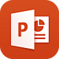Microsoft PowerPoint #App# #icon# #图标# #Logo# #扁平# 采集@GrayKam
