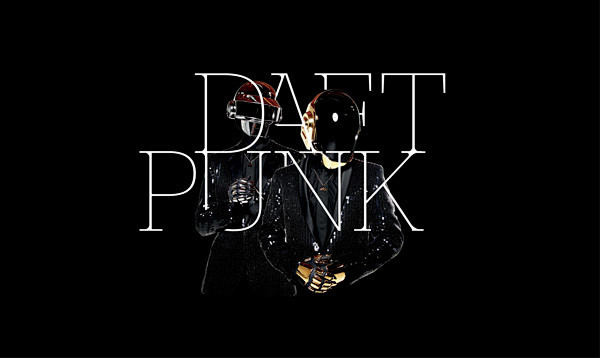 Daft Punk时尚画册版式欣赏