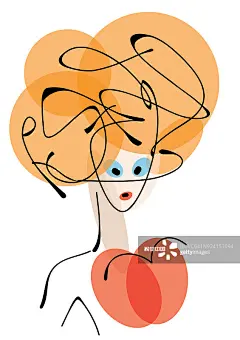 女人,抽象,从容态度,人,时装模特正版图片素材