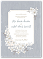 Rustic Wildflowers Wedding Invitation