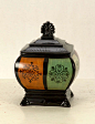 现代家居饰品摆件 彩色拼块陶瓷小装饰罐