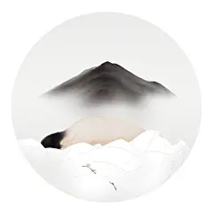 【白露集】 古风写意水彩手绘插画 禅4 作者: 兀游