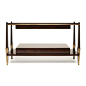 Jean-de-merry-ray-console-by-hamelfarrell-furniture-console-tables-bronze-wood @ DERING HALL: 