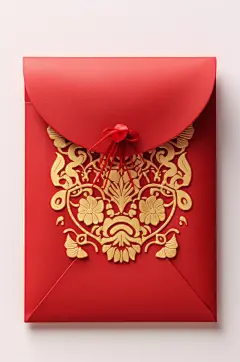 AI数字艺术中国风新年春节立体红包元素