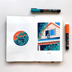 Antonia Pang：喜欢用画画的方式记录日常生活。