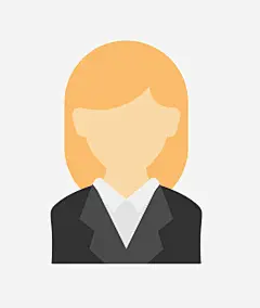 头像简图_新图网 https://ixintu.com 黄色 白色 黑色 短发 女生 头像 卡通 手绘 简图